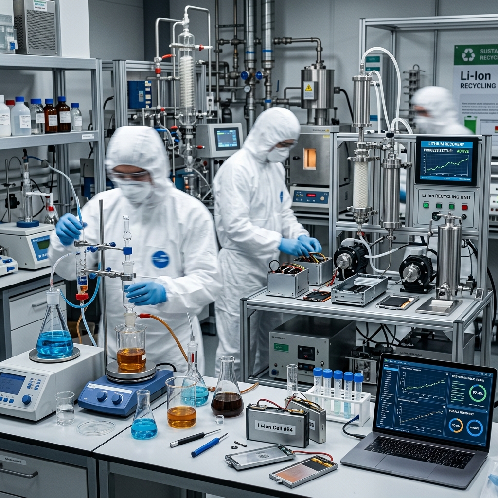 Reciclagem de Lítio e Cobalto